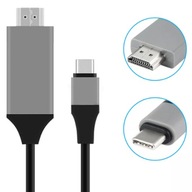 MHL USB-C TO HDMI 4K ADAPTÉROVÝ KÁBEL MACBOOK SAMSUNG MHL USB-C TO HDMI 4K ADAPTÉROVÝ KÁBEL MACBOOK SAMSUNG