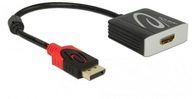 Adaptér DISPLAYPORT(M) 1.4 -> HDMI(F) 4K 60Hz NA KÁBLI 20 cm Aktívny čas