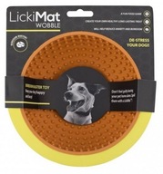 LickiMat Hlboká miska Hedgehog jemne oranžová LickiMat Hlboká miska Hedgehog jemne oranžová