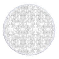 plážová osuška Geometrické pruhy mriežka veľ plážová osuška Geometrické pruhy mriežka veľ