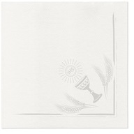 Netkané obrúsky Prvé sväté prijímanie IHS Biele 40x40cm 50ks Host. Netkané obrúsky Prvé sväté prijímanie IHS Biele 40x40cm 50ks Host.
