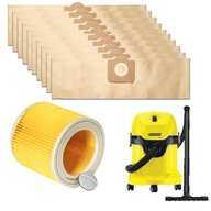 10x FILTRAČNÉ VRECKÁ PRE VYSÁVAČ KARCHER WD3 200 MV3 10x FILTRAČNÉ VRECKÁ PRE VYSÁVAČ KARCHER WD3 200 MV3