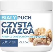 Biały Puch Kešu maslová pasta Krémová kešu hladká 500g