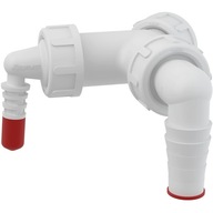 Dvojité koleno pre práčku a sušičku P149Z s ventilom Dvojité koleno pre práčku a sušičku P149Z s ventilom