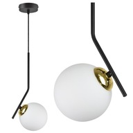 STROPNÉ ZÁVESNÉ LAMPY, LUSTER, ČIERNE ZLATÁ GUĽA STROPNÉ ZÁVESNÉ LAMPY, LUSTER, ČIERNE ZLATÁ GUĽA