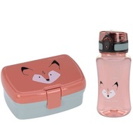 Sada Lassig Lunchbox + fľaša Pink Fox