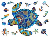 Prémiové drevené puzzle pre dospelú korytnačku XXL Prémiové drevené puzzle pre dospelú korytnačku XXL