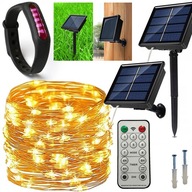 Drôtené lampy 100 LED Solar GARDEN Garland Drôtené lampy 100 LED Solar GARDEN Garland