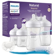 PHILIPS AVENT NATURAL RESPONSE Sada 4 fliaš 0+ PHILIPS AVENT NATURAL RESPONSE Sada 4 fliaš 0+