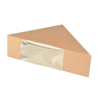 Sendvičový papierový obal 12,3x12,3x5,2cm 50ks