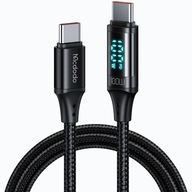 MCDODO DIGITAL PRO PD KÁBEL USB TYP C 100W 1,2M MCDODO DIGITAL PRO PD KÁBEL USB TYP C 100W 1,2M