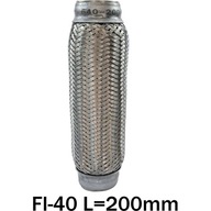 FLEXIBILNÝ KONEKTOR VÝFUKU FI-40 L=200mm
