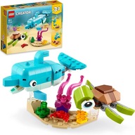 Súprava kociek LEGO 31128 CREATOR 3v1 DELPHÍN A KORYTNAČKA Súprava kociek LEGO 31128 CREATOR 3v1 DELPHÍN A KORYTNAČKA