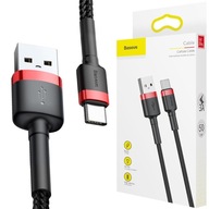 SHORT 0,5m Baseus USB kábel USB-C Type-C 3A 50cm SHORT 0,5m Baseus USB kábel USB-C Type-C 3A 50cm