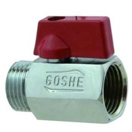 Guľový ventil MINI 1/2 samec * 1/2 samica GOSHE Guľový ventil MINI 1/2 samec * 1/2 samica GOSHE