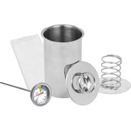 Šunkovar Teplomer Vrecia sada 1,5 kg, oceľ Brown Šunkovar Teplomer Vrecia sada 1,5 kg, oceľ Brown
