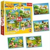 PUZZLE 4v1 DOBRODRUŽSTVÁ VČELY MAI 12/15/20/24 ks. PUZZLE 4v1 DOBRODRUŽSTVÁ VČELY MAI 12/15/20/24 ks.