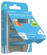 4x Batéria (NiMH) Panasonic AAA 550 mAh LITE 4x Batéria (NiMH) Panasonic AAA 550 mAh LITE