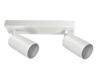 Stropné pásové nástenné svietidlo 2xGU10 pre LED, 230V, biele Stropné pásové nástenné svietidlo 2xGU10 pre LED, 230V, biele