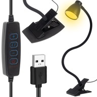 Školská stolová lampa s klipom LED USB stôl Školská stolová lampa s klipom LED USB stôl