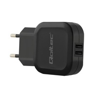 Qoltec Nástenná nabíjačka 17W 5V 3,4A 2xUSB Qoltec Nástenná nabíjačka 17W 5V 3,4A 2xUSB