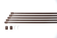 MINI TYČ NA ZÁCLONY 5 kusov ŽIVOTNÁ hnedá 60-90 cm MINI TYČ NA ZÁCLONY 5 kusov ŽIVOTNÁ hnedá 60-90 cm