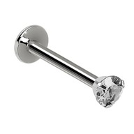 Titánový labret so zirkónom - závit 1,2/6/3 Titánový labret so zirkónom - závit 1,2/6/3
