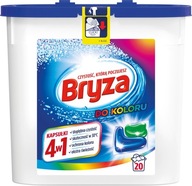Pracie kapsule pre farbu BRYZA 4v1 400g 20 kapsúl Pracie kapsule pre farbu BRYZA 4v1 400g 20 kapsúl