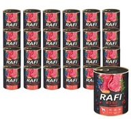 RAFI krmivo pre dospelých psov hovädzie mäso 24x400g RAFI krmivo pre dospelých psov hovädzie mäso 24x400g