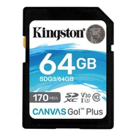 Kingston 64 GB Canvas Go! Plus 170 MB/70 MB Kingston 64 GB Canvas Go! Plus 170 MB/70 MB