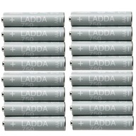 Tenké AAA batérie 750mAH 16ks IKEA LADDA