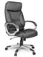 Kožená kancelárska stolička Sofotel EG-223 čierna