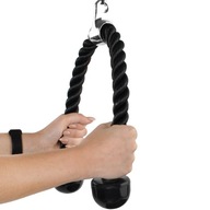 Rukoväť lana Lano na sťahovanie horného dolného atlasu na cvičenie tricepsov