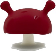 RED MUSHROOM silikónové hryzátko MOMBELLA 3m+ RED MUSHROOM silikónové hryzátko MOMBELLA 3m+