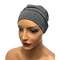 Turbanový klobúk Celestyna basalt Eva Design Turbanový klobúk Celestyna basalt Eva Design