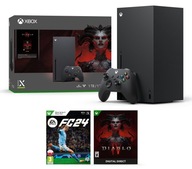 Konzola Xbox Series X 1TB + hra Diablo 4 + hra FC 24 Konzola Xbox Series X 1TB + hra Diablo 4 + hra FC 24