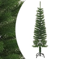 Umelý tenký vianočný stromček so stojanom, 150 cm, PE