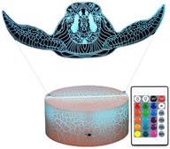 3D LED LAMPA SEA TURTLE NOČNÁ LAMPA DIAĽKOVÉ 3D LED LAMPA SEA TURTLE NOČNÁ LAMPA DIAĽKOVÉ