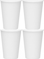 Jednorazové papierové poháre 250ml, 200ks, biele Jednorazové papierové poháre 250ml, 200ks, biele