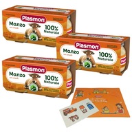 PLASMON Dinner Hovädzie mäso (2x80g)x3 + PAD PLASMON Dinner Hovädzie mäso (2x80g)x3 + PAD