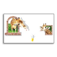 Fototapeta 3D zvieratá Dve žirafy Vacation 10XL