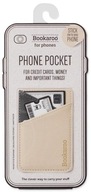 Bookaroo vrecko na telefón - béžová peňaženka na telefón