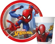 Sada papierových tanierov a pohárov SPIDERMAN, narodeninová oslava SPIDER man Sada papierových tanierov a pohárov SPIDERMAN, narodeninová oslava SPIDER man