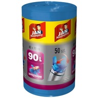 Jan Niezbędny Easy Pack vrecia na odpadky 90l 50ks Jan Niezbędny Easy Pack vrecia na odpadky 90l 50ks