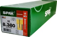 Skrutky do drevostavieb 8x380mm SPAX WIROX PLATE hlava 50ks Skrutky do drevostavieb 8x380mm SPAX WIROX PLATE hlava 50ks