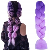 Syntetické vrkoče farbené 120 cm ombre Syntetické vrkoče farbené 120 cm ombre
