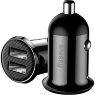 BASEUS RÝCHLA NABÍJAČKA DO AUTOMOBILKU 2xUSB 4,8A QC BASEUS RÝCHLA NABÍJAČKA DO AUTOMOBILKU 2xUSB 4,8A QC