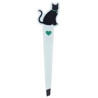 Pinzeta BLACK CAT - zelené srdce - pinzeta