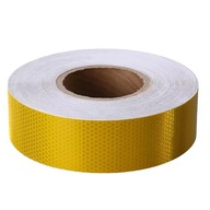 Žltá výstražná reflexná páska, 10 metrov