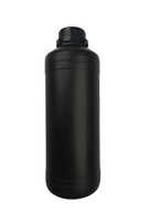 Prázdna HDPE fľaša s 1 l skrutkovacím uzáverom, veľká AS4 zátka